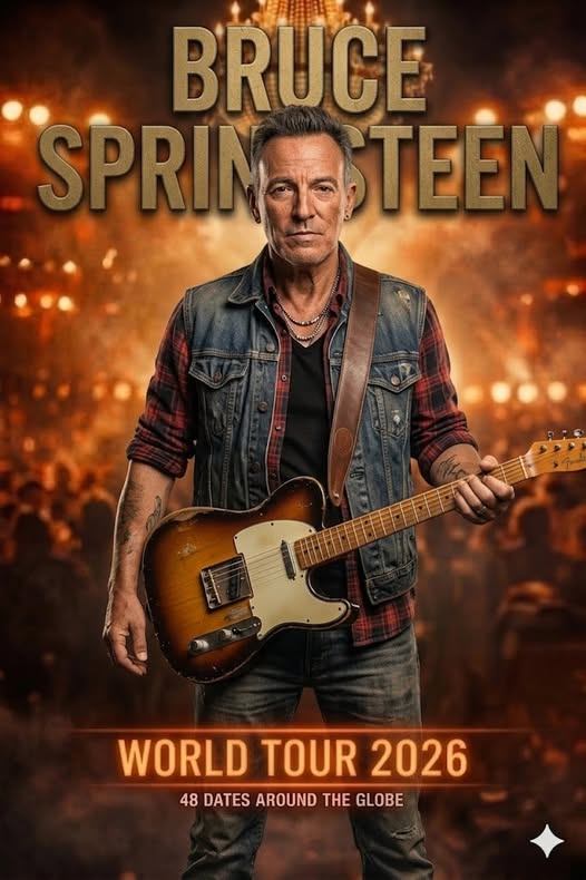 “The Boss Is Back: Bruce Springsteen Announces ‘Summer Run 2026’ Tour — A Global Stage Ready to Ignite”