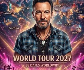 “🚨 GLOBAL SHOCKWAVE: Bruce Springsteen Ignites 2026 World Tour — 32 Dates, 3 Continents, and Rumored Surprises Fuel Fan Frenzy”