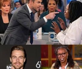 “LIVE TV MELTDOWN? Derek Hough Sparks Chaos on The View — And Whoopi Goldberg Reaches Her Breaking Point”