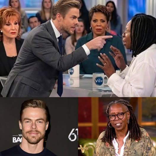 “LIVE TV MELTDOWN? Derek Hough Sparks Chaos on The View — And Whoopi Goldberg Reaches Her Breaking Point”