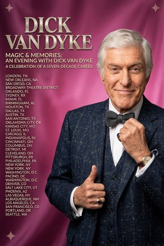 “🚨🎭 A Legendary Return: Dick Van Dyke Announces 2026 Special Tour — An Intimate Celebration Across Generations”