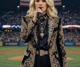 🎤 “No One Expected Her to Sing…” — Carrie Underwood’s National Anthem Leaves an Entire Arena in Tears 🇺🇸💔