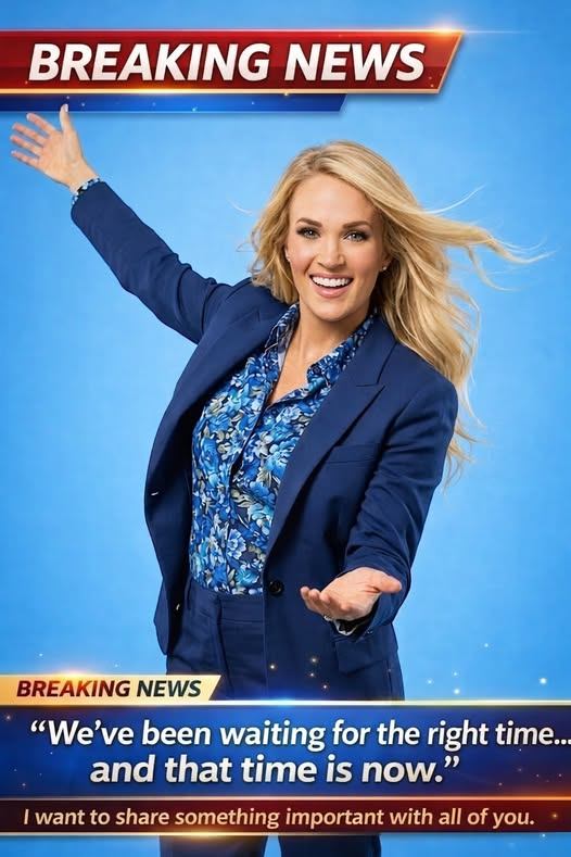 🚨 ABSOLUTELY SHOCKING: Carrie Underwood Drops a Bombshell Announcement — Fans Left Completely Stunned