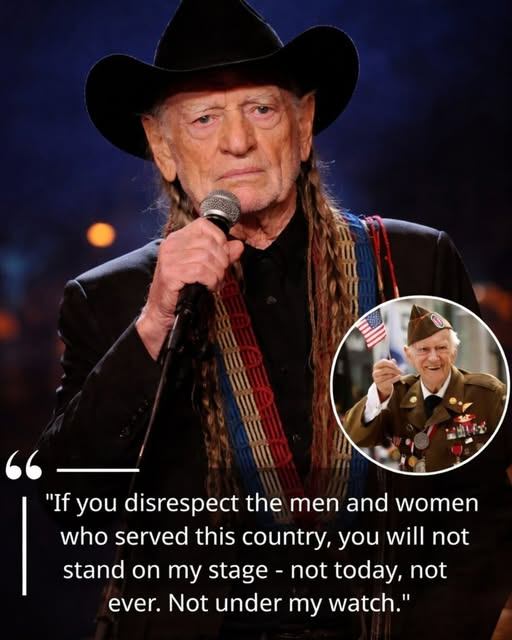 “I DON’T CARE WHO YOU ARE — YOU DON’T DISRESPECT THE PEOPLE WHO SERVED THIS COUNTRY.” — Did Willie Nelson Really Shut Down His Own Show?