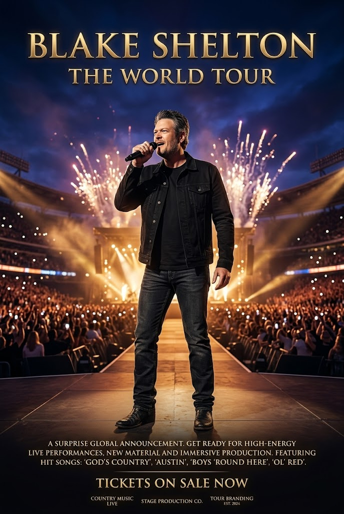 “I’M NOT DONE YET!” — Blake Shelton’s Surprise World Tour Ignites Global Excitement