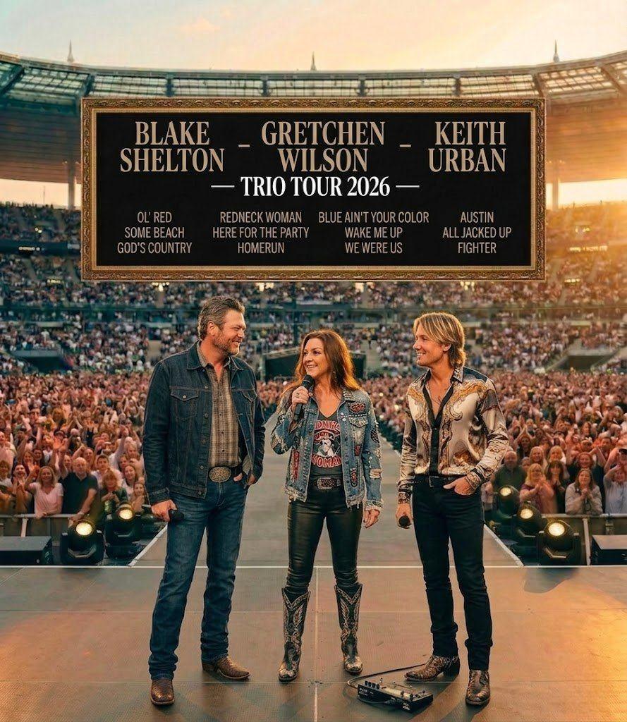 💥 BREAKING NEWS: “VOICES OF A GENERATION” — Blake Shelton, Gretchen Wilson & Keith Urban Unite for a Landmark 2026 World Tour