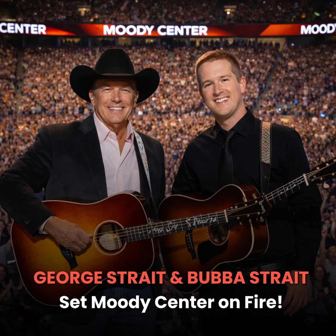 A SPECIAL MOMENT: George Strait Leaves Texas Breathless at 2026 Concert Kickoff with Surprise Father-Son Guitar Duel