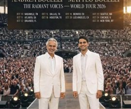 🚨 BREAKING NEWS: Andrea Bocelli & Matteo Bocelli Announce 2026 Tour — “The Radiant Voices”