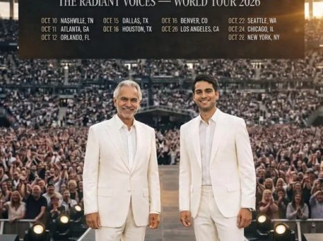🚨 BREAKING NEWS: Andrea Bocelli & Matteo Bocelli Announce 2026 Tour — “The Radiant Voices”