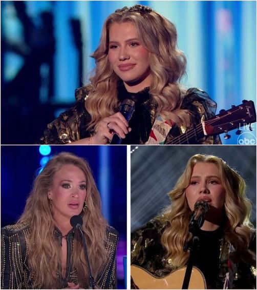 “I FORGOT I WAS JUDGING ON AMERICAN IDOL” — Hannah Harper’s Haunting ‘Landslide’ Cover Leaves Carrie Underwood in Tears During Viral Audition Moment