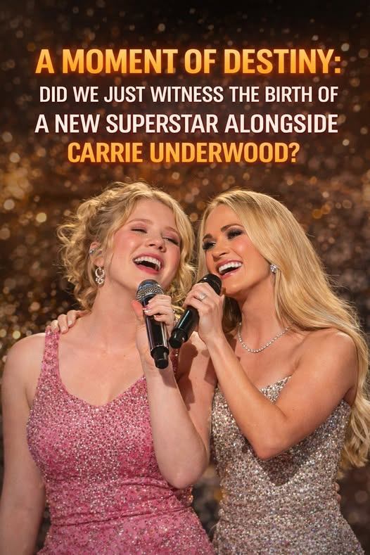 A MOMENT OF DESTINY: Did We Just Witness the Birth of a New Superstar Alongside Carrie Underwood?