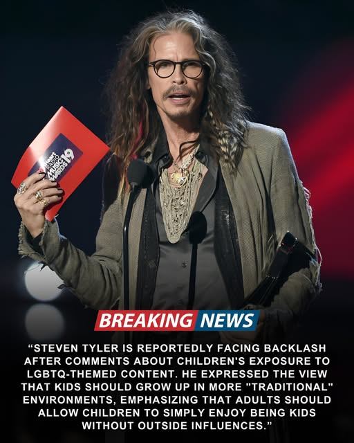 CONTROVERSY ERUPTS: Steven Tyler Faces Backlash Over Comments on Children and LGBTQ-Themed Cartoons