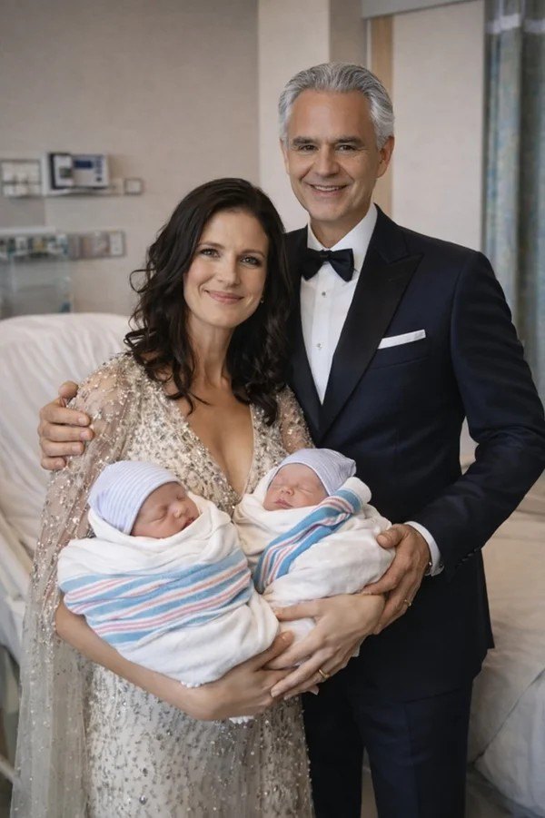 🚨 BREAKING NEWS: Andrea Bocelli and Veronica Berti Surprise the World with Twin Babies at 67 — A Quiet Announcement That Became a Global Moment