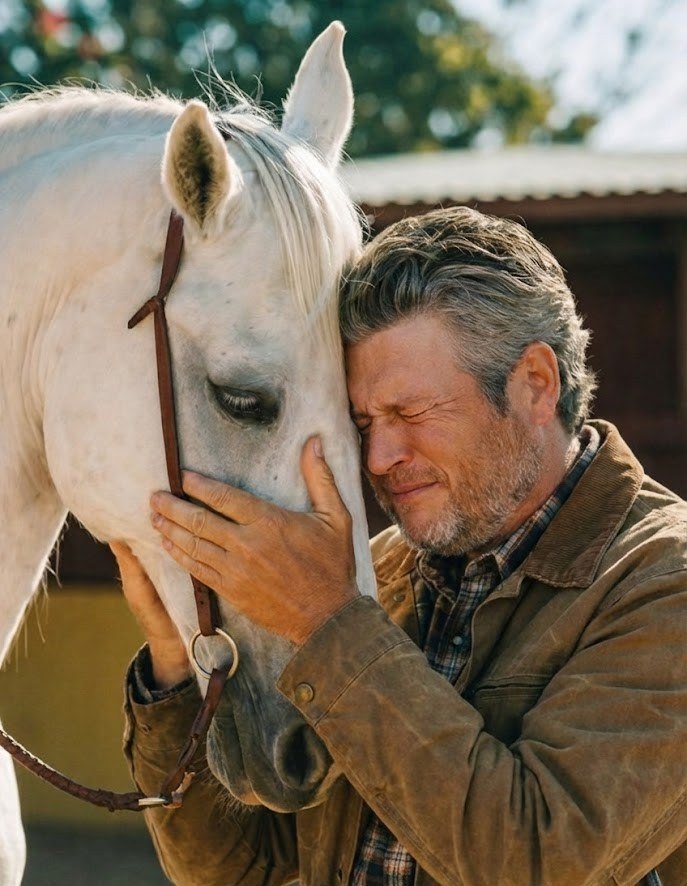 A HEARTBREAKING FAREWELL: When Blake Shelton Said Goodbye to a Loyal Friend Beyond the Spotlight