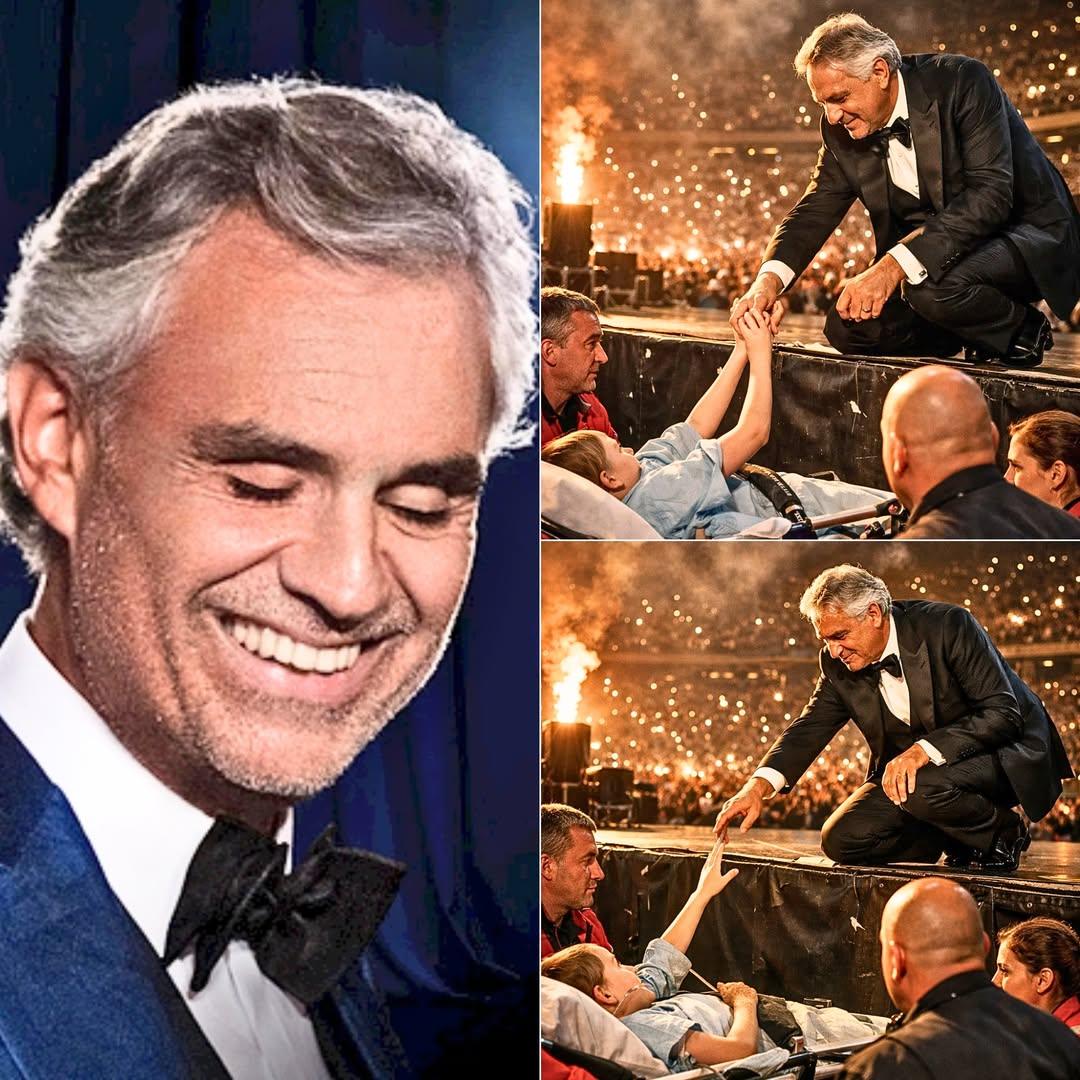 “90,000 Fans Fell Silent When Andrea Bocelli Stopped Everything for One Unconscious Boy”