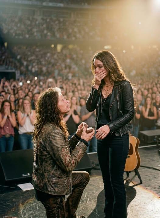 🎤“FOR 50 YEARS THEY HEARD ME SCREAM… TONIGHT, THEY HEARD OUR SILENCE”: Steven Tyler Freezes a Stadium and Turns to Aimee Preston in a Moment No One Expected