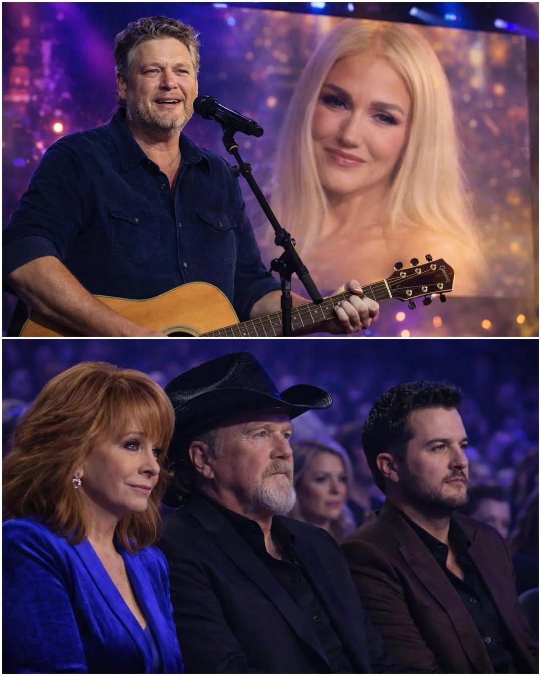 “I’M NOT HERE FOR THE SPOTLIGHT… I’M HERE FOR HER.” — The Night Blake Shelton’s Voice Broke, and an Arena Fell Silent