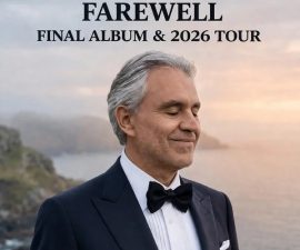 🎤 Andrea Bocelli Announces Final World Tour in 2026 — A Farewell That Will Echo Around the World