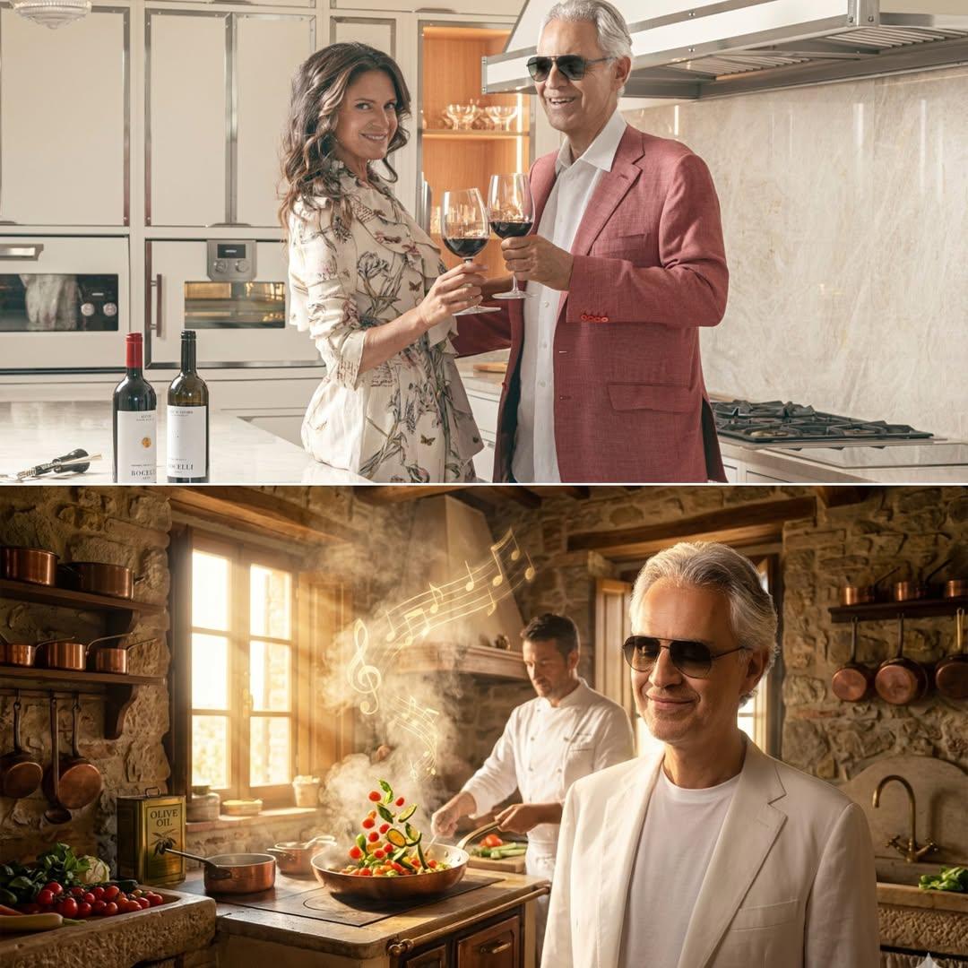 🎶🍳 “I Can Hear If the Chef Is in Love” — Andrea Bocelli’s Unbelievable Way of Experiencing Food