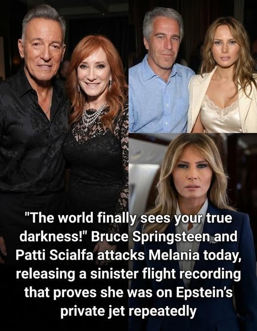 🚨 “A ‘Forbidden Flight Recording’?”: Why This Bruce Springsteen–Melania Trump Claim Doesn’t Hold Up