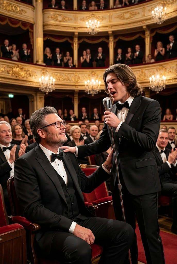 🎤 Beyond the Music: The Sacred Bond of Father and Son as Kingston Rossdale Sings for His Hero