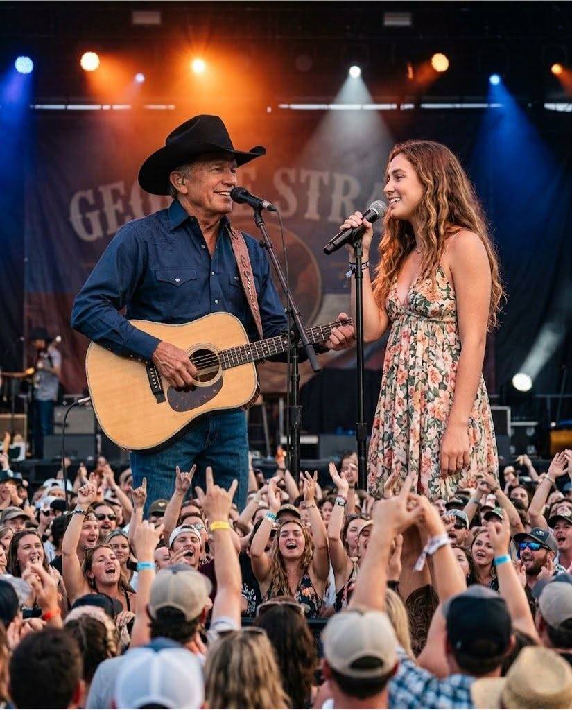 🎶✨ A Night Nashville Will Never Forget: When George Strait Turned a Dream Into a Duet ✨🎶