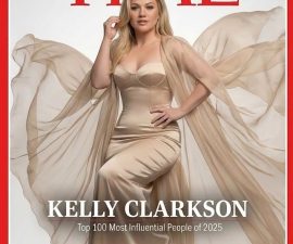 🚨 For the First Time in History: Kelly Clarkson Named One of TIME Magazine’s ‘Top 100 Most Influential People of 2025’ 🤩