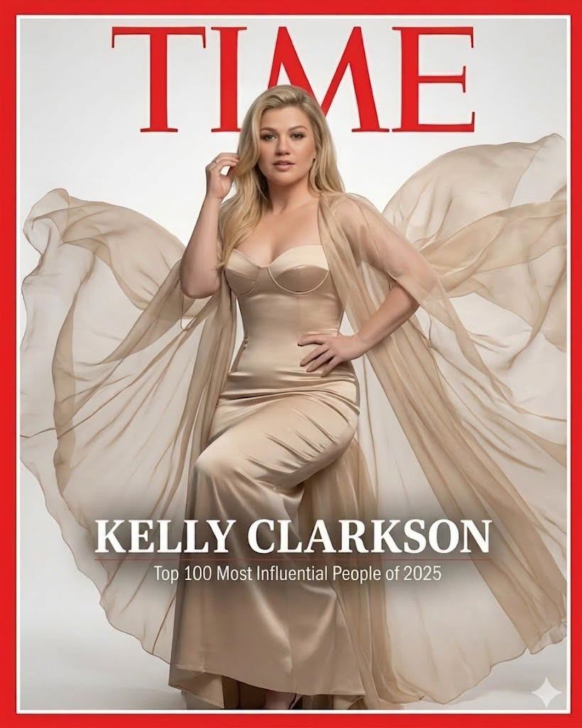 🚨 For the First Time in History: Kelly Clarkson Named One of TIME Magazine’s ‘Top 100 Most Influential People of 2025’ 🤩