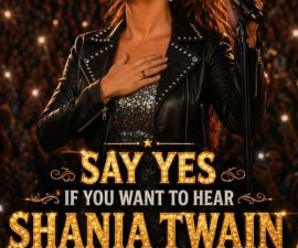 🎤✨ The Night Her Voice Fell Silent — And 40,000 People Finished the Song for Shania Twain