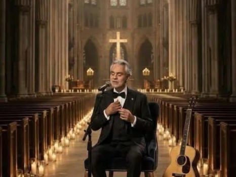 🎄🎶 Andrea Bocelli Performs “O Holy Night” Alone in a Silent Church — Pure, Reverent, and Unforgettable