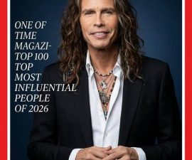 🏆 CONGRATULATIONS: Steven Tyler Reportedly Named Among TIME’s 100 Most Influential People — A Career That Continues to Shape Generations