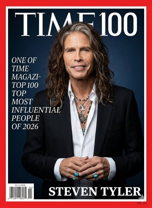 🏆 CONGRATULATIONS: Steven Tyler Reportedly Named Among TIME’s 100 Most Influential People — A Career That Continues to Shape Generations