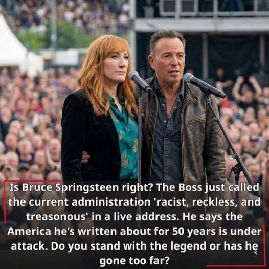 🚨 ENTERTAINMENT & CULTURE FEATURE: Public Attention Grows Around Political Commentary Associated With Bruce Springsteen