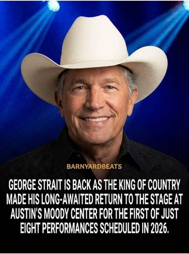 🤠✨ GEORGE STRAIT RETURNS — AND COUNTRY MUSIC FEELS IT AGAIN ✨🤠