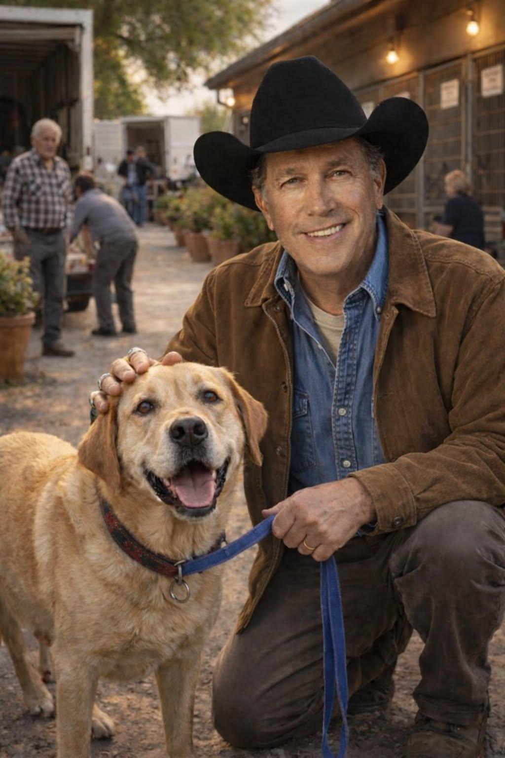 🚨 BREAKING: A Quiet Visit, A Lifeline of Hope — George Strait’s Unseen Act Changes Everything for 39 Dogs