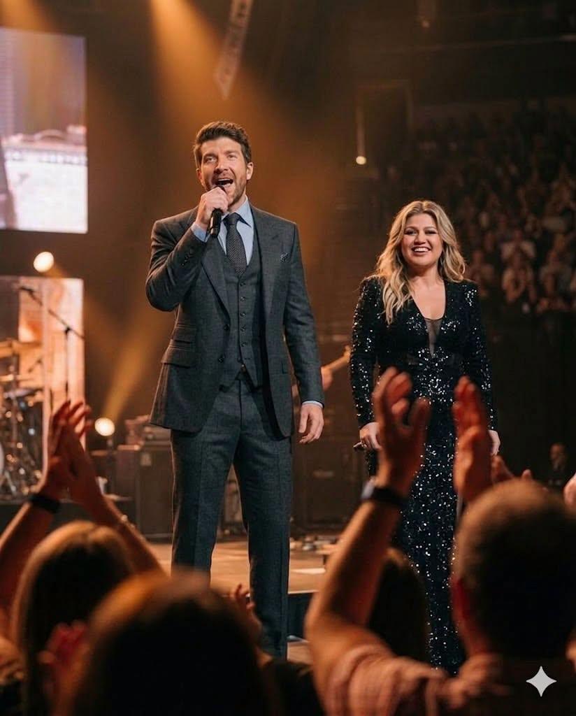 🎤 Brett Eldredge CAME BACK — AND Kelly Clarkson NEVER LEFT HIS SIDE