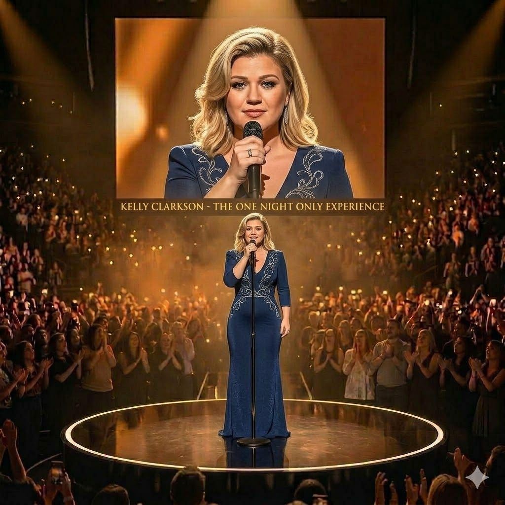 🎤 AT 44, KELLY CLARKSON SANG ONE SONG — AND 12,000 PEOPLE REFUSED TO STOP CLAPPING FOR NEARLY 8 MINUTES