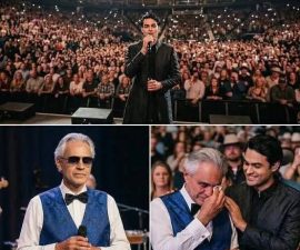 “THAT’S MY FATHER” — Three Words from Matteo Bocelli That Stopped the Music and Touched 10,000 Hearts