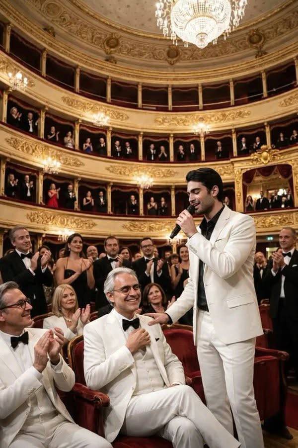BEYOND THE MUSIC: THE SACRED BOND OF FATHER AND SON AS MATTEO BOCELLI SINGS FOR HIS HERO