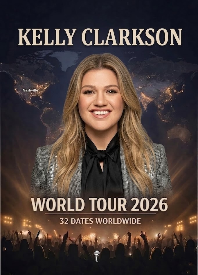 GLOBAL SHOCKWAVE: KELLY CLARKSON UNVEILS 2026 WORLD TOUR — A RETURN THAT REDEFINES THE STAGE 🎤✨