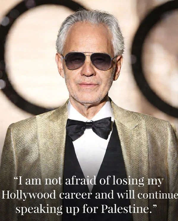 🚨 SHOCKING TURN: Andrea Bocelli Speaks on Gaza — A Moment That’s Stirring Global Conversation