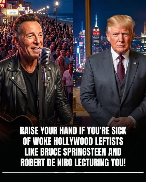 WHEN CELEBRITY VOICES SHAKE POLITICS: Bruce Springsteen & Robert De Niro at the Center of America’s Cultural Debate