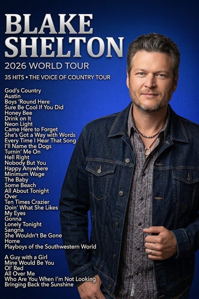 🚨🎤 A Return That Feels Bigger Than Music: Blake Shelton’s 2026 World Tour