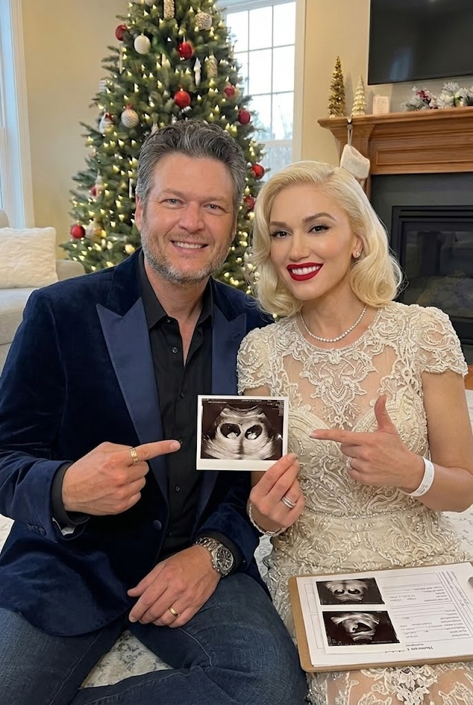 Double the Magic: Blake Shelton and Gwen Stefani Spark Frenzy with Twin Pregnancy Rumor and Emotional Holiday Reveal