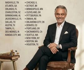 BREAKING NEWS: Andrea Bocelli Announces 2026 World Tour — A Global Return That Promises Music, Emotion, and Timeless Connection