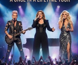 🎤✨ GOOD NEWS: “ONE LAST RIDE” World Tour Announced — P!nk, Kelly Clarkson, and Carrie Underwood Unite for a Once-in-a-Generation Music Event
