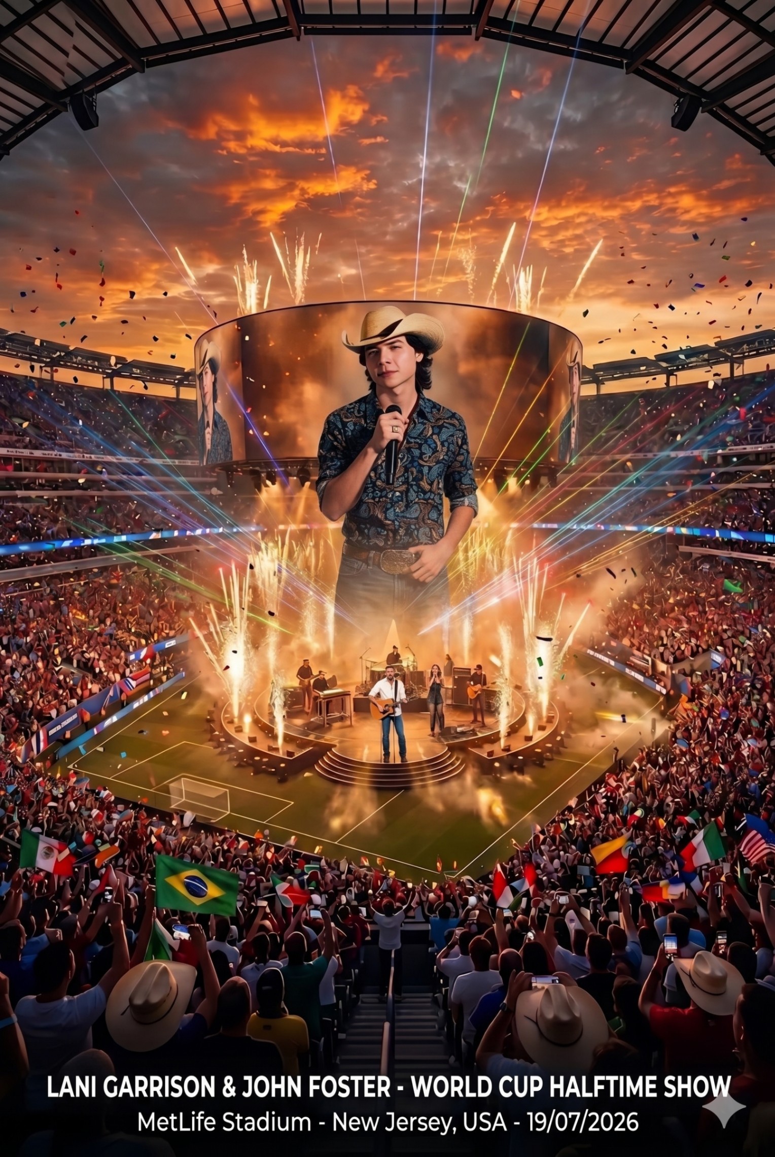 🚨 BREAKING NEWS: John Foster to Headline First-Ever World Cup Final Halftime Show — A Global Moment Years in the Making