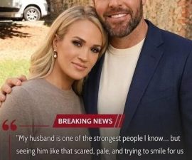 “HER VOICE TREMBLED, BUT HER HOPE DIDN’T: Carrie Underwood Shares Emotional Update on Mike Fisher”
