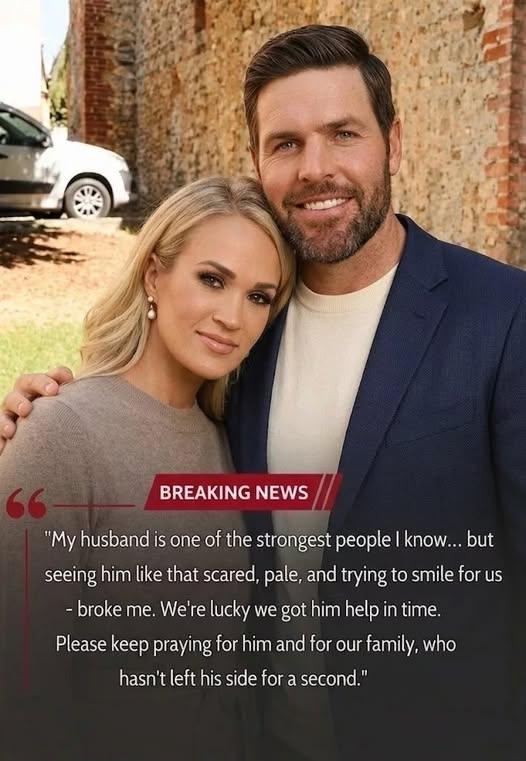“HER VOICE TREMBLED, BUT HER HOPE DIDN’T: Carrie Underwood Shares Emotional Update on Mike Fisher”