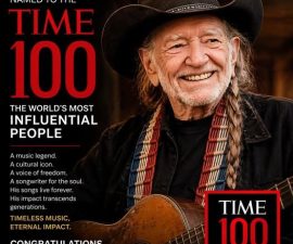 “A LIFETIME OF INFLUENCE: Willie Nelson Earns Place on TIME’s Most Influential List”